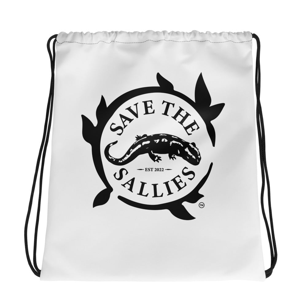 Save the Sallies Drawstring bag