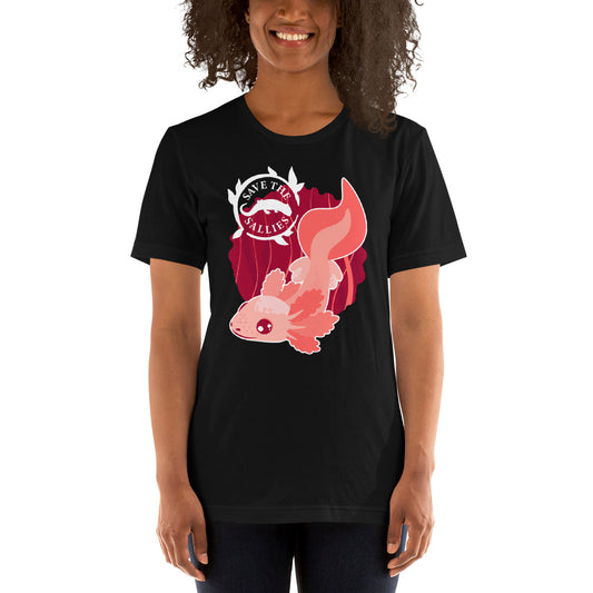 Save the Sallies Unisex Tee - Axolotl