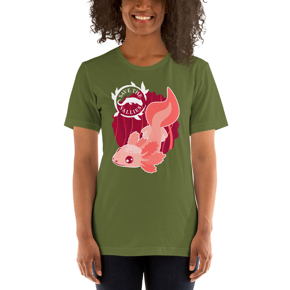 Save the Sallies Unisex Tee - Axolotl