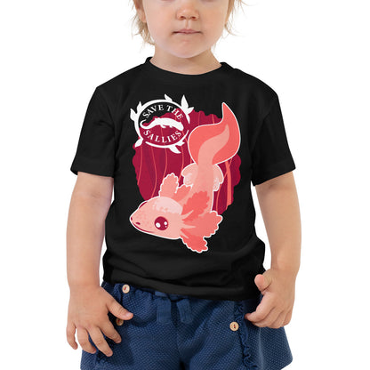 Save the Sallies Toddler Tee - Axolotl