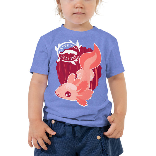 Save the Sallies Toddler Tee - Axolotl