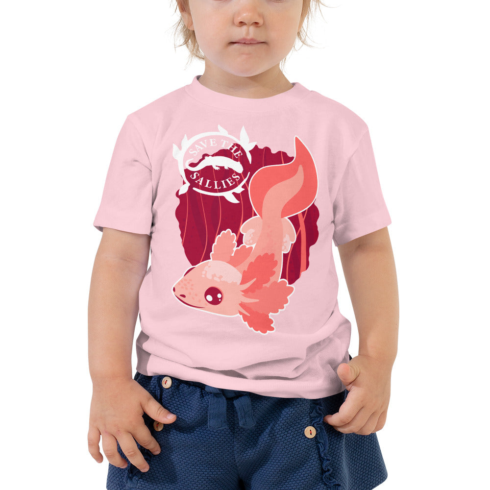 Save the Sallies Toddler Tee - Axolotl